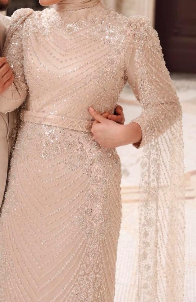 Verlovingsjurk maat 40, Kleding | Dames, Trouwkleding en Trouwaccessoires, Beige, Ophalen