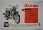 GÖRICKE De 100cc. S/57 Reclameposter, Ophalen of Verzenden, Gebruikt, Overige typen