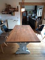 Ancienne table de ferme en chêne, Maison & Meubles, Tables | Tables à manger, Comme neuf, Chêne, Enlèvement