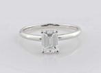 Ring van 950 witte platina, 1.02ct diamant, Handtassen en Accessoires, Ringen, Overige materialen, Wit, Nieuw, Ophalen of Verzenden