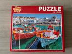 Puzzel 1000st bootjes (nr1619a), Ophalen of Verzenden, 500 t/m 1500 stukjes, Zo goed als nieuw, Legpuzzel