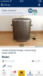 Vintage straalkachel zeer oud 2000W, Antiek en Kunst, Ophalen