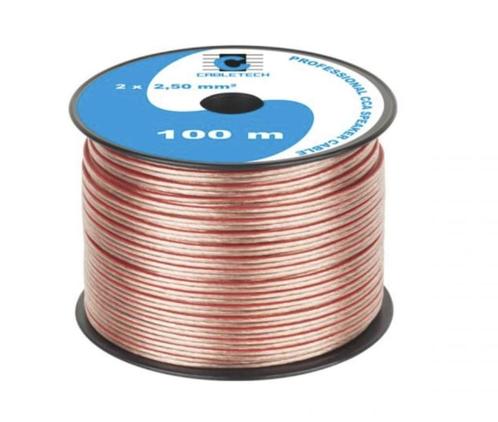Luidsprekerkabel 2x2,5mm ( 100 Mtr ), Auto diversen, Overige Auto diversen, Verzenden