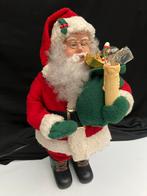 Vintage bewegende kerstman met verlichting, Diversen, Kerst, Ophalen of Verzenden, Gebruikt