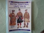 Men-at-arms series 245 British Territorial units 1914-18, Boeken, Oorlog en Militair, Gelezen, Ophalen of Verzenden, Voor 1940