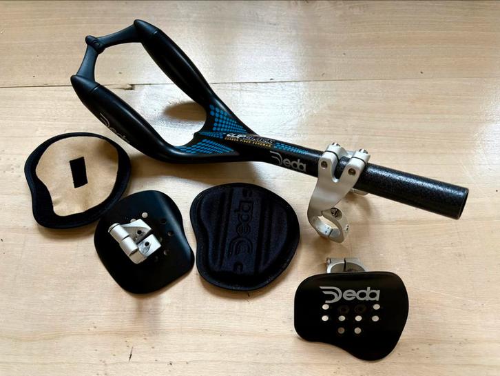 Opzetstuur Deda carbon Clipblack aerobar voor triatlon., Fietsen en Brommers, Fietsaccessoires | Overige Fietsaccessoires, Zo goed als nieuw