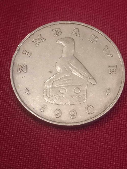 ZIMBABWE 50 Cents 1990, Postzegels en Munten, Munten | Afrika, Losse munt, Zimbabwe, Ophalen of Verzenden
