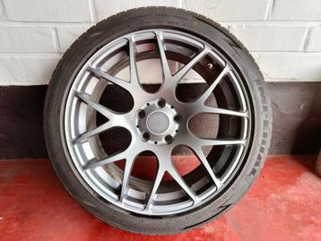 225/45 R18 5x112 - 4 velgen met nieuwe banden & TPMS