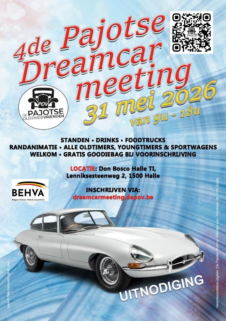 4de PAJOTSE DREAMCAR MEETING, Auto's, Oldtimers, Particulier, Ophalen