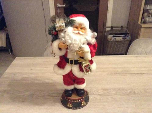 Kerstman op voetje (45 cm), Diversen, Kerst, Gebruikt, Ophalen of Verzenden