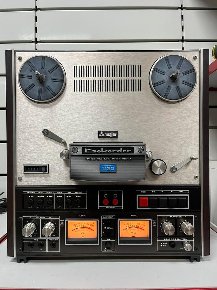 Dokorder 1120 bandrecorder - 3 motoren/3 koppen - jaren 70, Audio, Tv en Foto, Bandrecorder, Bandrecorder, Ophalen