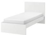 IKEA bed Malm 90x200 inclusief matras en lattenbodem, Enlèvement, Comme neuf