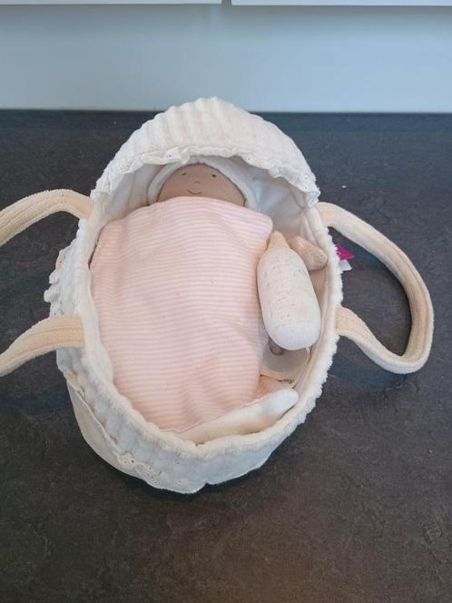 Bonnika knuffel pop in draagwieg, Kinderen en Baby's, Speelgoed | Poppen, Gebruikt, Ophalen