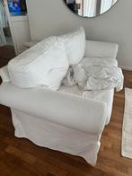 Canapes 2 places Ektorp ikea en tissus blanc, Huis en Inrichting, Ophalen, Gebruikt, Stof