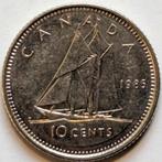 Canada - 10 cents - 1985, Enlèvement, Amérique du Nord, Monnaie en vrac