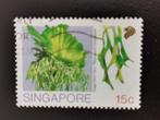 Singapour 1990 - flore indigène - fougère corne de cerf, Timbres & Monnaies, Affranchi, Enlèvement ou Envoi