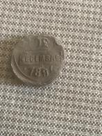 oud zegelloodje decembre 1894, Enlèvement ou Envoi, Utilisé