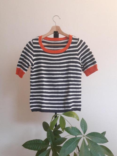 Handgebreide matrozentop in Frankrijk, Kleding | Dames, Truien en Vesten, Nieuw, Maat 36 (S), Blauw, Ophalen of Verzenden