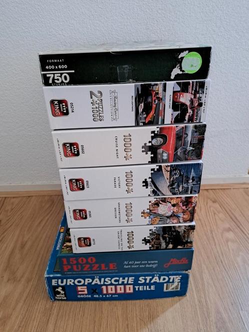 Diversen puzzels, Hobby en Vrije tijd, Denksport en Puzzels, Zo goed als nieuw, Legpuzzel, 500 t/m 1500 stukjes, Ophalen of Verzenden