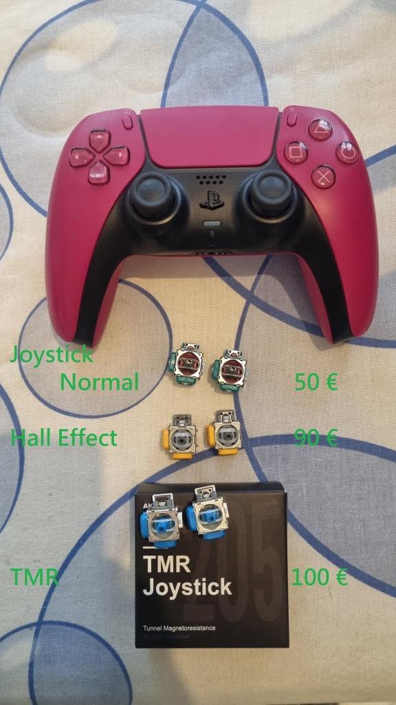 PS5-CONTROLLER Normaal of met Joystick Hall-effect, Games en Spelcomputers, Spelcomputers | Sony Consoles | Accessoires, Zo goed als nieuw