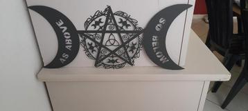 As above , so below / wicca decoratie  beschikbaar voor biedingen