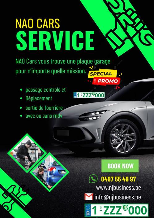 Location plaque z, Services & Professionnels, Auto & Moto | Mécaniciens & Garages