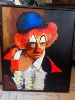 Schilderij Clown door René Bekaert Aalst, Antiek en Kunst, Kunst | Schilderijen | Modern, Ophalen