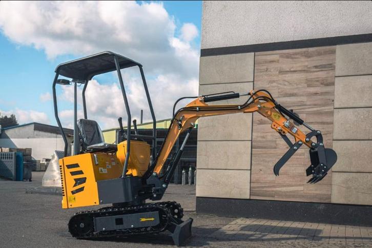 WEEKACTIE! Minigraver met 3 gratis bakken + duim + levering, Zakelijke goederen, Machines en Bouw | Kranen en Graafmachines, Graafmachine