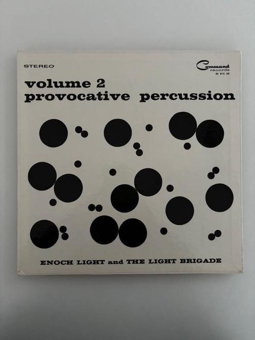 Enoch Light The Light Brigade‎ Provocative Percussion 1960, CD & DVD, Vinyles | Jazz & Blues, Comme neuf, Jazz, 1960 à 1980, 12 pouces