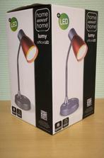 LED Bureaulamp, Rood-Grijs, Nieuw!, Modern - Stijlvol - Hedendaags, Nieuw, Ophalen of Verzenden, Minder dan 50 cm