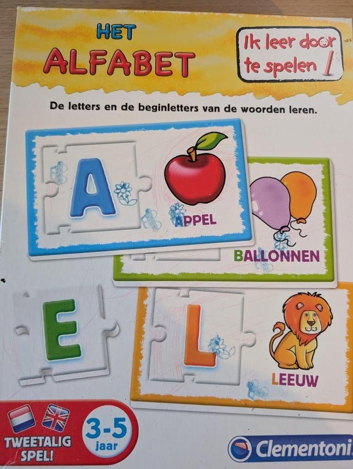 Clementoni "Het Alfabet" spel, Kinderen en Baby's, Speelgoed | Educatief en Creatief, Gebruikt, Puzzelen, Taal en Lezen, Ophalen