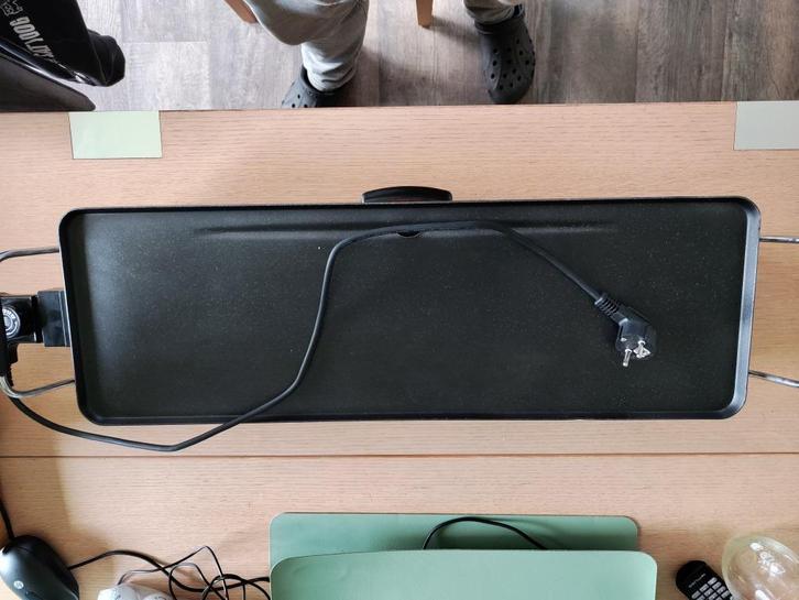 Grillplaat Teppanyaki Telefunken 1800W 23cm x 70cm, Elektronische apparatuur, Grillplaten, Gebruikt, Tafelgrill, Ophalen