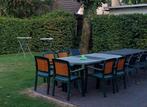 Tuintafel en 10 stoelen - gratis af te halen, Ophalen, Gebruikt