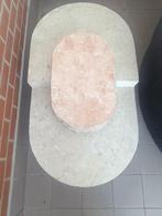 Table basse imitation pierre/marbre, Ophalen, Gebruikt, 100 tot 150 cm, 50 tot 100 cm