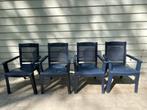4 tuinstoelen, Tuin en Terras, Ophalen, Kunststof, Stapelbaar