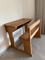 Oude schoolbank retro, Ophalen