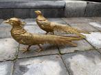 Messing sculptuur van fazantenkoppel, Ophalen