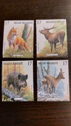 België: Buzin - Zoogdieren van de Ardennen - obp 2748/2751, Postzegels en Munten, Postzegels | Europa | België, Overig, Ophalen of Verzenden