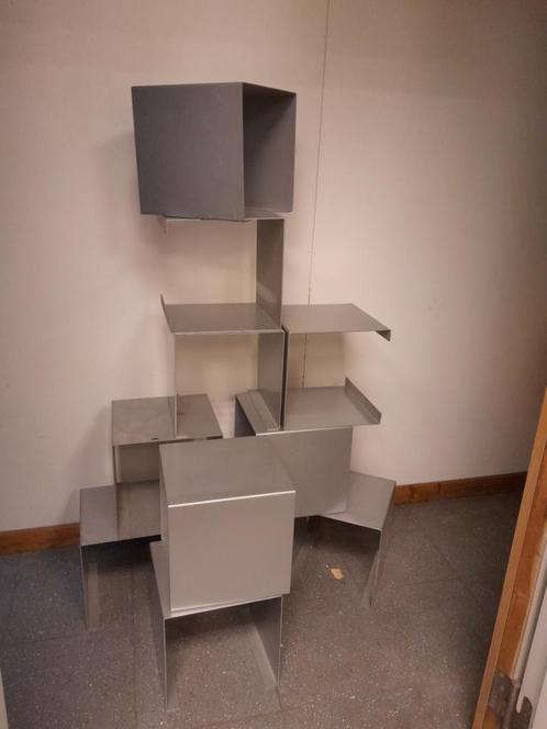 Metalen kubussen, Huis en Inrichting, Woonaccessoires | Overige, Gebruikt, Ophalen