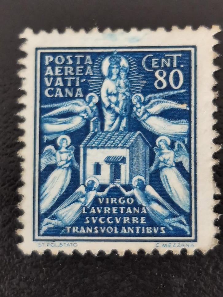 Cité du Vatican 1938 - Sainte Maison de la Vierge Marie, Timbres & Monnaies, Timbres | Europe | Italie, Affranchi, Enlèvement ou Envoi