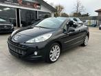 Peugeot 207 cc cabriolet 1.6 benzine 2015, Auto's, Euro 5, Zwart, Cabriolet, Zwart