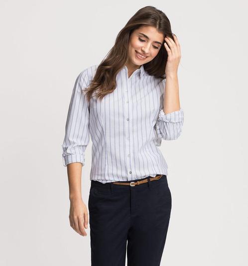 Te koop: Nieuw!!Mooi licht blauw hemd met witte streep, 40., Kleding | Dames, Blouses en Tunieken, Nieuw, Maat 38/40 (M), Blauw