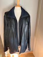 Milestone: zwart lederen jas, Ophalen, Zo goed als nieuw, Maat 52/54 (L), Zwart