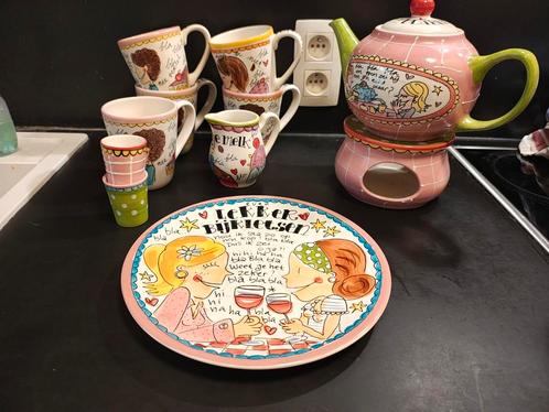 Blond Amsterdam theepot, koppen en meer, Huis en Inrichting, Keuken | Servies, Zo goed als nieuw, Blond Amsterdam, Ophalen