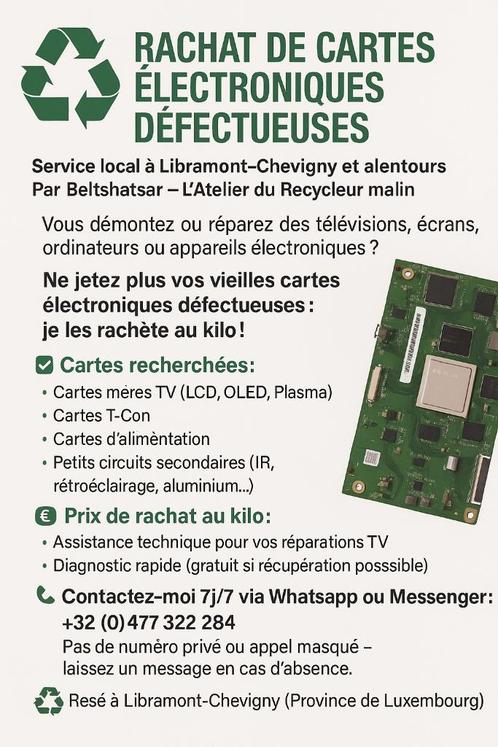 ️ RACHAT DE CARTES ÉLECTRONIQUES DÉFECTUEUSES ️, Hobby en Vrije tijd, Elektronica-componenten, Gebruikt, Ophalen of Verzenden