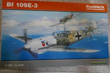 Messerschmitt Bf109E-3 1:48 Eduard Profipack, Enlèvement ou Envoi, Comme neuf, Avion, Plus grand que 1:72
