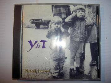CD Y & T – Musically Incorrect beschikbaar voor biedingen