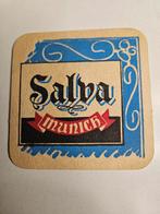 Oud bierviltje Salva Munich Artois, Verzamelen, Biermerken, Ophalen of Verzenden