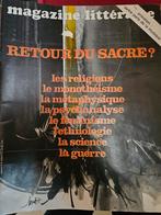Magazine littéraire, magazines des années 70 et 80, Livres, Langue | Français, Comme neuf, Enlèvement ou Envoi