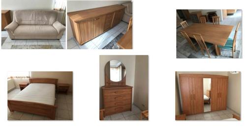 250 euro voor ALLES : salon , eetkamer, slaapkamer , bureau, Huis en Inrichting, Zetels | Complete zithoeken, Ophalen